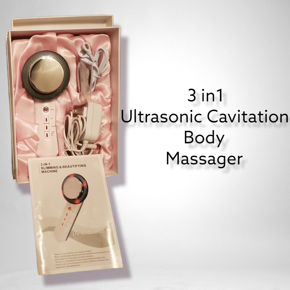 Like New 3 in1 Ultrasonic Cavitation Body Massager